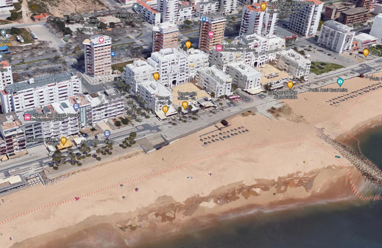 Oceanview Side Apartment Quarteira Exterior photo